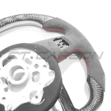 Load image into Gallery viewer, AUDI RS CARBON FIBRE / ALCANTARA STEERING WHEEL