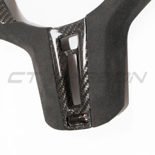Load image into Gallery viewer, BMW Gxx M CAR CARBON FIBRE STEERING WHEEL TRIM - HEATING