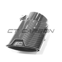Load image into Gallery viewer, BMW M2, M3, M4 G87/G80/G81/G82/G83 CARBON EXHAUST TIPS - BLACK (SET OF 4)