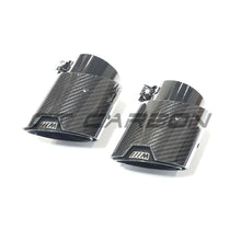 Load image into Gallery viewer, BMW M2, M3, M4 G87/G80/G81/G82/G83 CARBON EXHAUST TIPS - BLACK (SET OF 4)