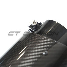 Load image into Gallery viewer, BMW M2, M3, M4 G87/G80/G81/G82/G83 CARBON EXHAUST TIPS - BLACK (SET OF 4)