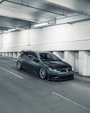 Load image into Gallery viewer, VW GOLF R MK7.5 EVO-1 GLOSS BLACK FRONT SPLITTER BY ZAERO (2017-2020)