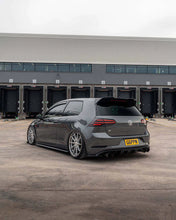 Load image into Gallery viewer, VW GOLF R MK7.5 EVO-1 GLOSS BLACK REAR DIFFUSER BY ZAERO (2017-2020)