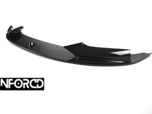 Load image into Gallery viewer, BMW F10 5 Series Front Splitter Lip Spoiler Gloss Black ABS Front Bumper Lip UK Made Fixings Included 2010-2016