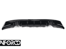 Load image into Gallery viewer, BMW 2 Series F22 F23 (2014-2021) Rear Diffuser for M Sport Bumper - Gloss Black ABS - M235i Exhaust Compatible - UK Made