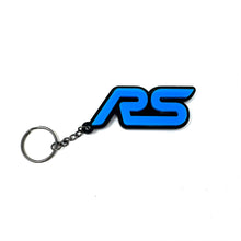 Load image into Gallery viewer, 4D RS Logo Keychain for Ford – Gloss Black with Custom Colour Options | CEUK