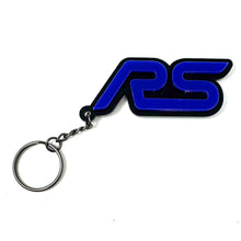Load image into Gallery viewer, 4D RS Logo Keychain for Ford – Gloss Black with Custom Colour Options | CEUK