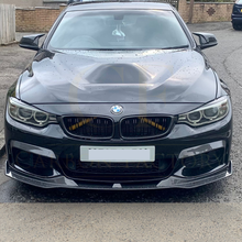 Load image into Gallery viewer, V Style Carbon Fibre Front Splitter for BMW F32 F33 F36 4 Series 14-20