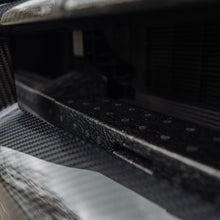 Load image into Gallery viewer, BMW G80 G81 M3 & G82 G83 M4 Pre-Preg Dry Carbon Fibre Crash Bar Cover by TRE, 2021+, G8X 2x2 Twill, High Gloss, CSL/Open Grille Compatible (Front Crash Beam Foam Cover)