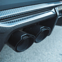 Load image into Gallery viewer, BMW M2, M3, M4 G87/G80/G81/G82/G83 CARBON EXHAUST TIPS - BLACK (SET OF 4)