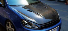 Load image into Gallery viewer, Volkswagen Golf MK6 GTI Style Carbon Fibre Bonnet / Hood (2009 - 2013 Models) DAS