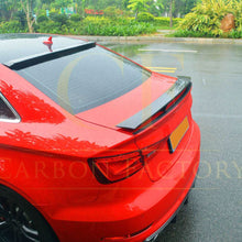 Load image into Gallery viewer, GT Style Carbon Fibre Boot Spoiler for Audi A3 S3 RS3 Saloon 13-20