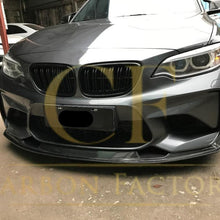 Load image into Gallery viewer, GTS Style Carbon Fibre Front Splitter for BMW F87 M2 OG 16-18