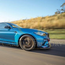 Load image into Gallery viewer, GTS Style Carbon Fibre Front Splitter for BMW F87 M2C Competition 16-21