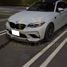 Load image into Gallery viewer, GTS Style Carbon Fibre Front Splitter for BMW F87 M2C Competition 16-21