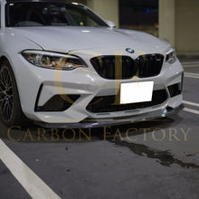 Load image into Gallery viewer, GTS Style Carbon Fibre Front Splitter for BMW F87 M2C Competition 16-21