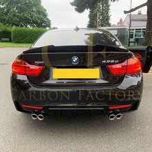 Load image into Gallery viewer, Gloss Black Rear Diffuser Quad Exhaust for BMW F32 F33 F36 4 Series 14-20