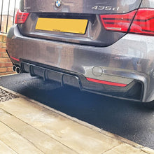 Load image into Gallery viewer, Gloss Black Rear Diffuser Twin Exhaust for BMW F32 F33 F36 4 Series 14-20