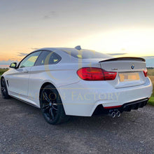 Load image into Gallery viewer, Gloss Black Rear Diffuser Twin Exhaust for BMW F32 F33 F36 4 Series 14-20