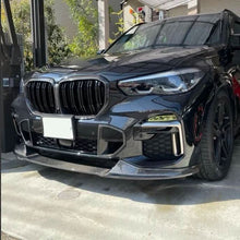Load image into Gallery viewer, H Style Carbon Fibre Front Splitter for BMW G05 X5 18-22