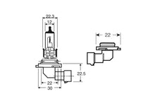 Load image into Gallery viewer, IllumiNite HB4 / 9006 Ice White Bulb Upgrade | 6000K Halogen Lights – CEUK (P22d)