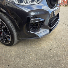 Load image into Gallery viewer, V Style Carbon Fibre Front Splitter for BMW F97 X3M F98 X4M 18-21