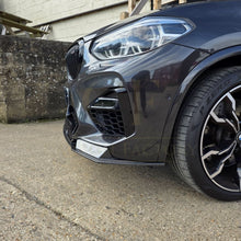Load image into Gallery viewer, V Style Carbon Fibre Front Splitter for BMW F97 X3M F98 X4M 18-21