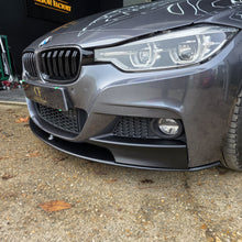 Load image into Gallery viewer, MP Style Matt Black Front Splitter for BMW F30 F31 3 Series M Sport 12-19
