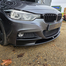 Load image into Gallery viewer, MP Style Matt Black Front Splitter for BMW F30 F31 3 Series M Sport 12-19