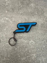 Load image into Gallery viewer, 4D ST Logo Keychain for Ford – Gloss Black with Custom Colour Options | CEUK