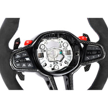 Load image into Gallery viewer, BMW Gxx LCI ALCANTARA FLAT BOTTOM CUSTOM STEERING WHEEL