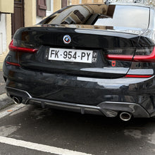 Load image into Gallery viewer, V Style Carbon Fibre Rear Diffuser for BMW 3 Series G20 G21 Pre-LCI M Sport 19-22