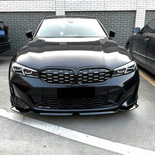 Load image into Gallery viewer, MP Style Gloss Black Front Splitter for BMW 3 Series G20 G21 LCI 23-Present