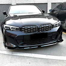 Load image into Gallery viewer, MP Style Gloss Black Front Splitter for BMW 3 Series G20 G21 LCI 23-Present