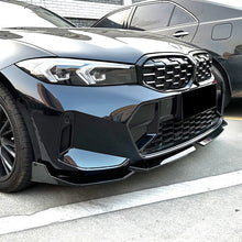 Load image into Gallery viewer, MP Style Gloss Black Front Splitter for BMW 3 Series G20 G21 LCI 23-Present