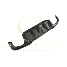 Load image into Gallery viewer, LED Style Carbon Fibre Rear Diffuser for BMW F10 5 Series 10-17