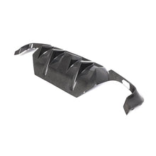 Load image into Gallery viewer, LED Style Carbon Fibre Rear Diffuser for BMW F10 5 Series 10-17