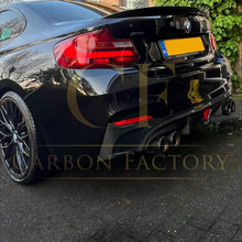 Load image into Gallery viewer, LED Style Carbon Fibre Rear Diffuser for BMW F22 2 Series M Sport 14-21