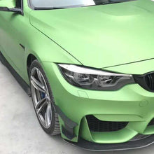 Load image into Gallery viewer, MAD Style Carbon Fibre Front Canards for BMW F80 M3 F82 F83 M4 14-20