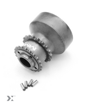 Load image into Gallery viewer, MMX 4-Pin One-Piece Crank Hub Upgrade, Keyed Pinned Hub Conversion for BMW S55 & N55 Engines (M2 Competition, M3, M4; selected 35i)