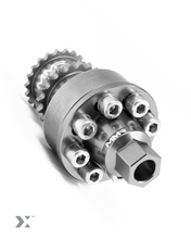 Load image into Gallery viewer, MMX 4-Pin One-Piece Crank Hub Upgrade, Keyed Pinned Hub Conversion for BMW S55 & N55 Engines (M2 Competition, M3, M4; selected 35i)