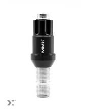 Load image into Gallery viewer, MMX Locking Wheel Nuts Security Set, Conical (Tapered) Seat Alloy Wheel Locks for MMX Stud Conversions 70mm & 80mm, 4x Nuts & Key