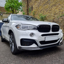 Load image into Gallery viewer, MP Style Carbon Fibre Front Splitter for BMW F16 X6 14-18