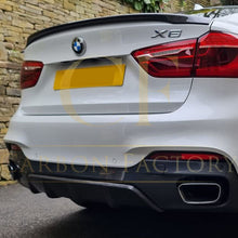 Load image into Gallery viewer, MP Style Carbon Fibre Rear Diffuser for BMW F16 X6 14-18