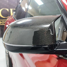 Load image into Gallery viewer, MP Style Carbon Fibre Replacement Mirror Covers for BMW G01 X3 G02 X4 G05 X5 G06 X6 G07 X7 18-25