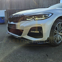 Load image into Gallery viewer, MP Style Gloss Black Front Splitter for BMW 3 Series G20 G21 Pre-LCI 19-21