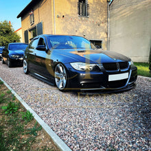 Load image into Gallery viewer, MP Style Gloss Black Front Splitter for BMW E90 3 Series Pre-LCI 05-08