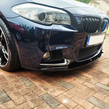 Load image into Gallery viewer, MP Style Gloss Black Front Splitter for BMW F10 F11 5 Series 10-17