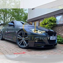 Load image into Gallery viewer, MP Style Gloss Black Front Splitter for BMW F30 F31 3 Series M Sport 12-19