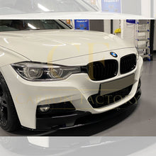 Load image into Gallery viewer, MP Style Gloss Black Front Splitter for BMW F30 F31 3 Series M Sport 12-19